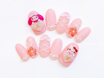 ネイルコレクション ベビーピンク(Baby Pink)/オーダーチップ＋キャラ追加♪