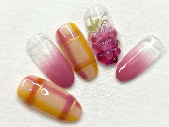 ビューティーサロン ハル(beauty salon haru)/【ぷっくり葡萄チェック】