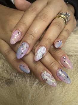 ヘアーアンドネイル ルシア(Hair&Nail Lucia)/大人気3Dフラワー