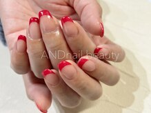 アンドネイル ビューティー(AND nail,beauty)/春ネイル/フレンチ/藤沢