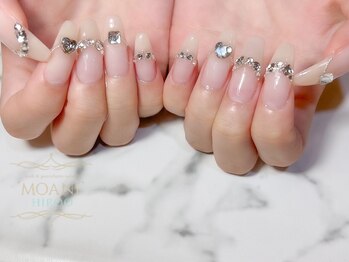 モアニ ヒロオ 恵比寿店(MOANI Hiroo)/華やかストーンネイル