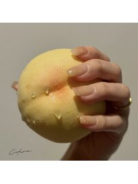 桃ネイル