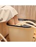 【冷え・むくみ改善】リンパケア+進化系よもぎ蒸し+足湯