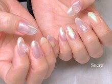 シュクル(Sucre)/オーロラうるうるネイル☆