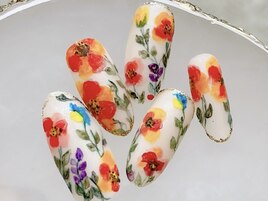 絵画風フラワー