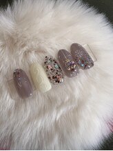 ミテソロ(mi tesoro)/2023年12月定額ネイル7700