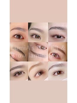 ネイル&アイラッシュ ルミア(Nail & Eyelash LUMIA)/LUMIA'S brow lift & lash lift 