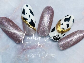 レディラック バイ キャンアイドレッシー(Lady Luck by Can I Dressy)/マグネット×ウシさんネイル