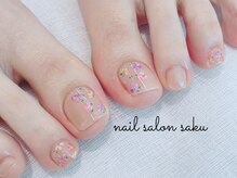 サク(saku)/フット/定額デザイン 