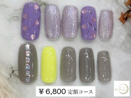 【¥6,800 定額アートコース】