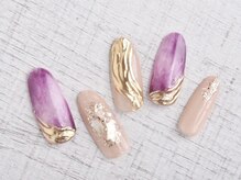 ラルネイル 大宮(Lull. nail)/＊タイダイ＊ニュアンスミラー＊