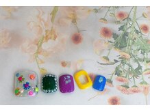 ネイルサロン&スクール ジーナ(GINA)/個性的カラフルネイル