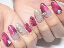 エムネイル(M-Nail)/★上品　タイダイ柄★