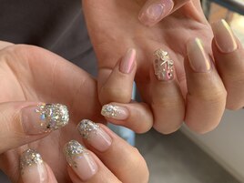 Ladies nail designed