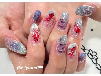 フロージュ ネイル(florjyu nail)/夏祭りnail