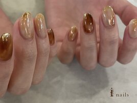 綺麗めべっ甲華奢ゴールド