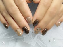 ピョルム(PYORM.)/秋★上品フラッシュネイル