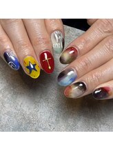 アティックネイルアトリエ(attic nail atelier)/ロック推しネイル
