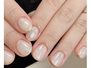 アイアンドネイル アプリシーラブ(Eye&Nail Appri si love)/細フレンチデザイン