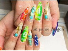 アン ジョーヌドラゴ/カラフル☆派手ネイル