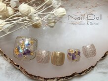 ネイルドール(Nail Doll)/フット　ラメシェル