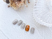 エイミー 金町(amy)/グレージュラメ×ヒョウ柄