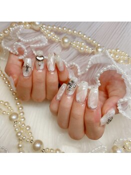 アイカ(Aika)/10本長さだしマーブルクロム風