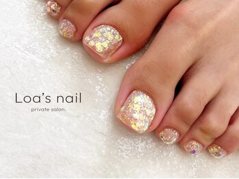 ロアズネイル(Loa's nail)/footワンカラー