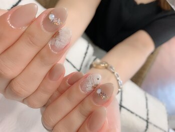 ネイルサロン ティプレシャス(T Precious)/上品お花ネイル