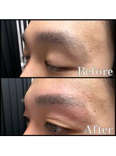 眉毛男子 新宿店/ナチュラル平行眉