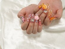 縁/推しカラーネイル