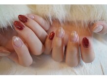 ネイル フライガール(nail FLY GIRL)/フラッシュマグ☆ボルドーネイル