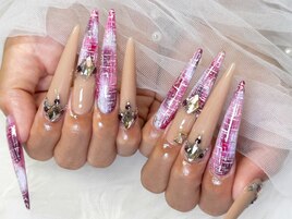 ★ニュアンスツイードネイル★