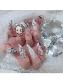 イマドキ(IMADOKI)/痛ネイルを、パーツにon♪