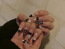 アイネイルズ 大宮店(Ｉ nails)/ガーリードット×リボン