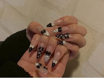 ガーリードット×リボン