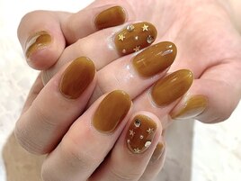 星のワンポイントネイル