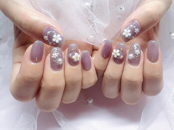 フェリスネイル 池袋店(Feliz Nail)/期間限定/お花ネイル
