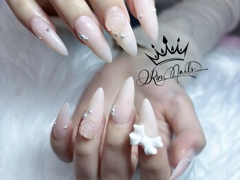 リンネイル 名古屋新栄町店(Rin.Nails)/10本長さ出し・シンプルデザイン