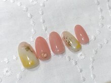 ネイルズ ララ(nails Lala)/アプリコット。