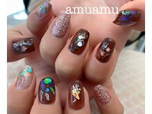 アムアム(amuamu)/チョコレートネイル♪