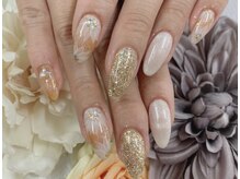 ディーネイル 京橋(D-nail)/【松崎】コンテスト1番♪お花art