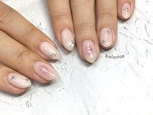 シンプルジェルネイル専門店 バランス(balance)/【堤限定】ホロチークネイル♪