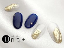 ネイルサロン ウナプラス(una+)/ミラーアート
