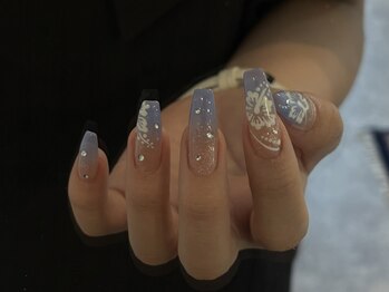 ガレージネイル(GARAGE Nail)/ハイビスカスネイル