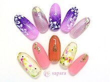 津田沼ネイルサロン サパラ(sapara)/プラチナ定額☆￥6,899　100種☆