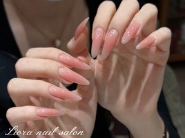 チップ長さだし　チークネイル