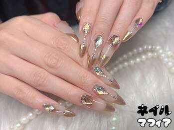 ネイルマフィア 池袋店(NAIL MAFIA)の写真/〈自然かつ美しいフォルム☆〉深爪・折れてしまったお爪も綺麗に長さ出し♪もちの良さも◎