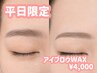 【7月平日限定】アイブロウWAXスタイリング￥3900 期間限定でお得に！立川