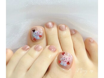 メリーミー(Merry me)/くまネイル